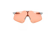 100% Gafas Hypercraft - Matte Stone Grey - Hiper Coral Lens