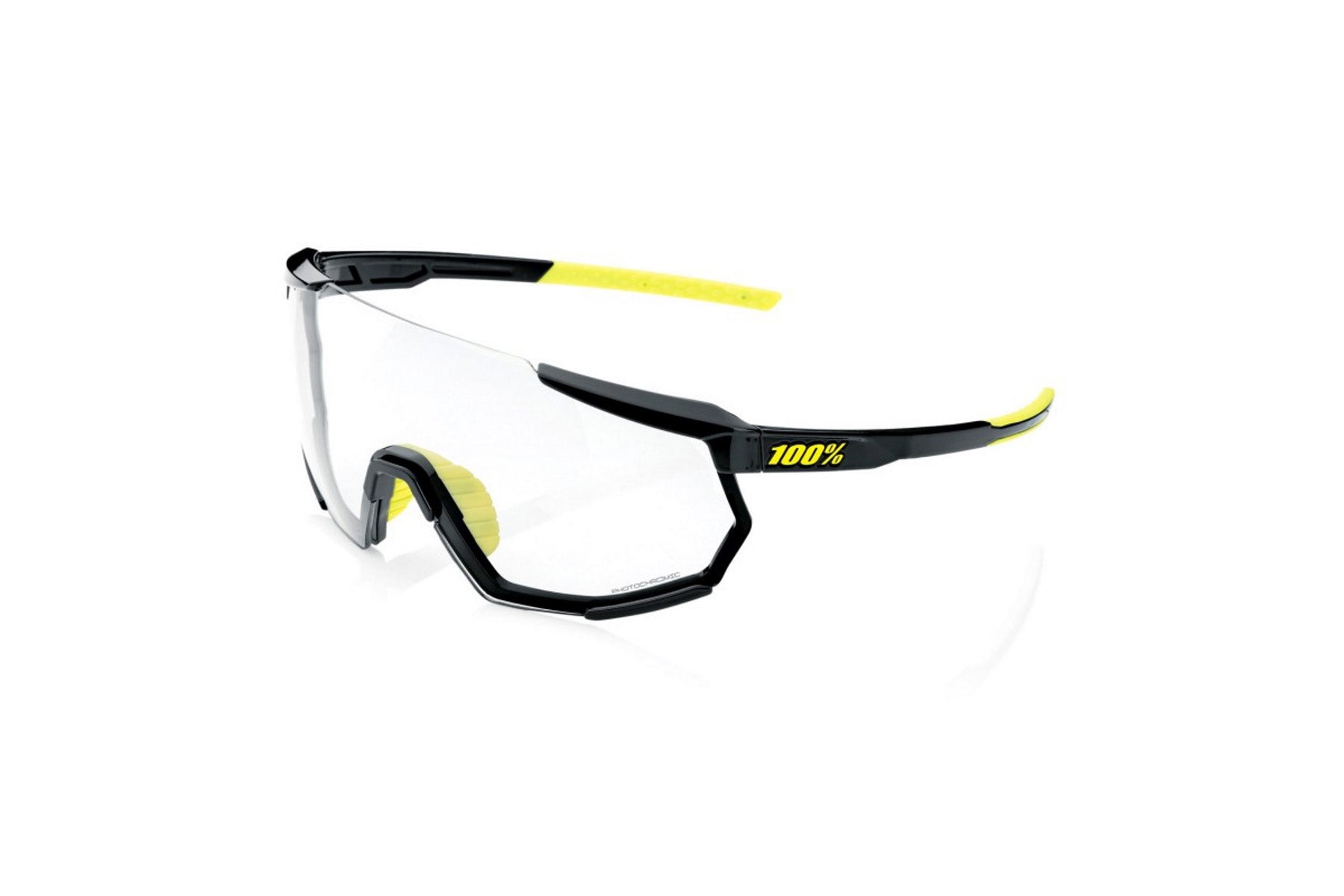 100% Gafas Racetrap 3.0 - Gloss Black - Photochromic Lens
