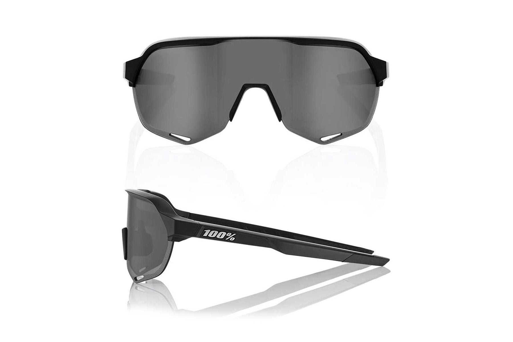 100% Gafas S2 - Matte Black - Soft Gold Lens