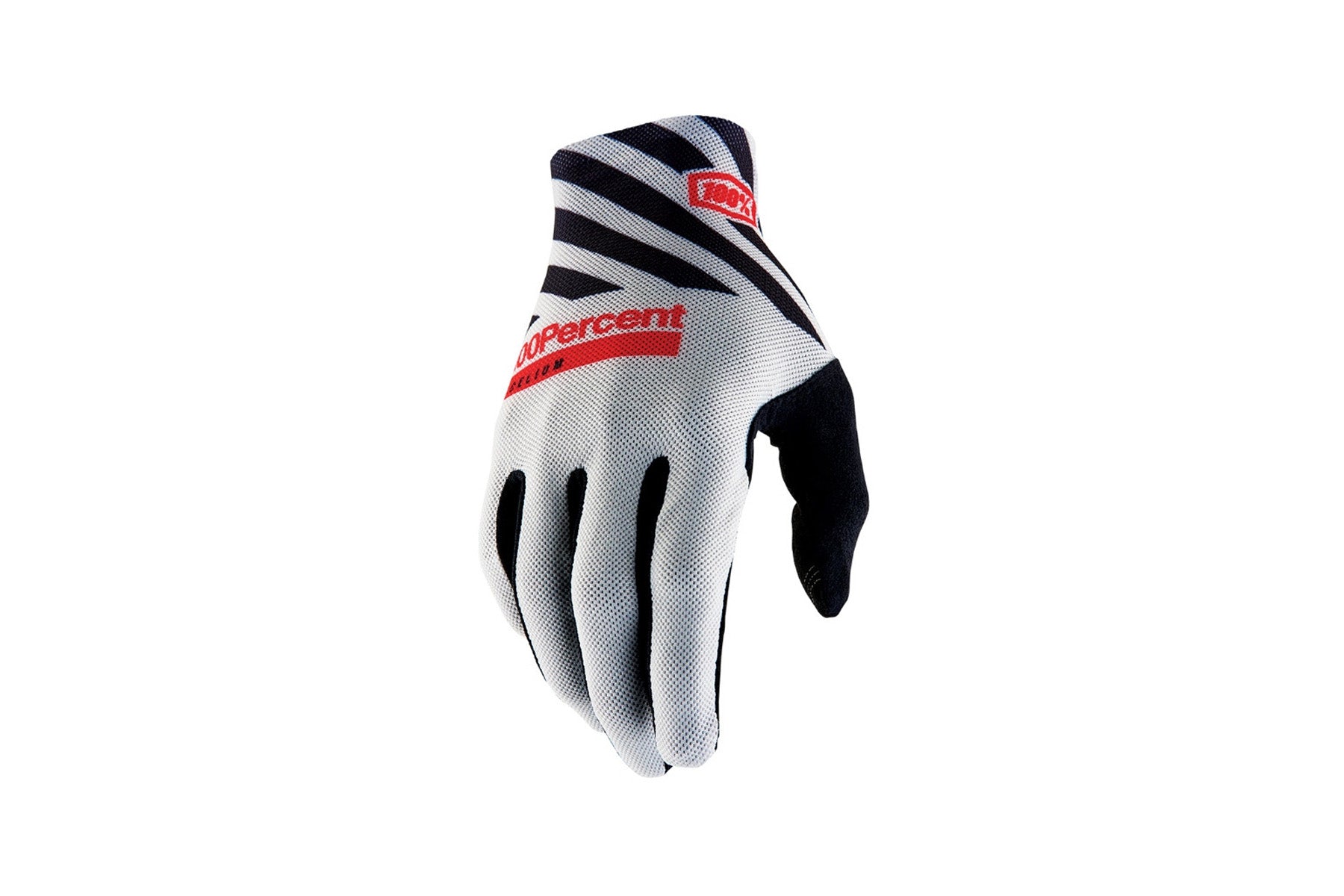 100% Guantes Celium Glove Black/Grey Lg