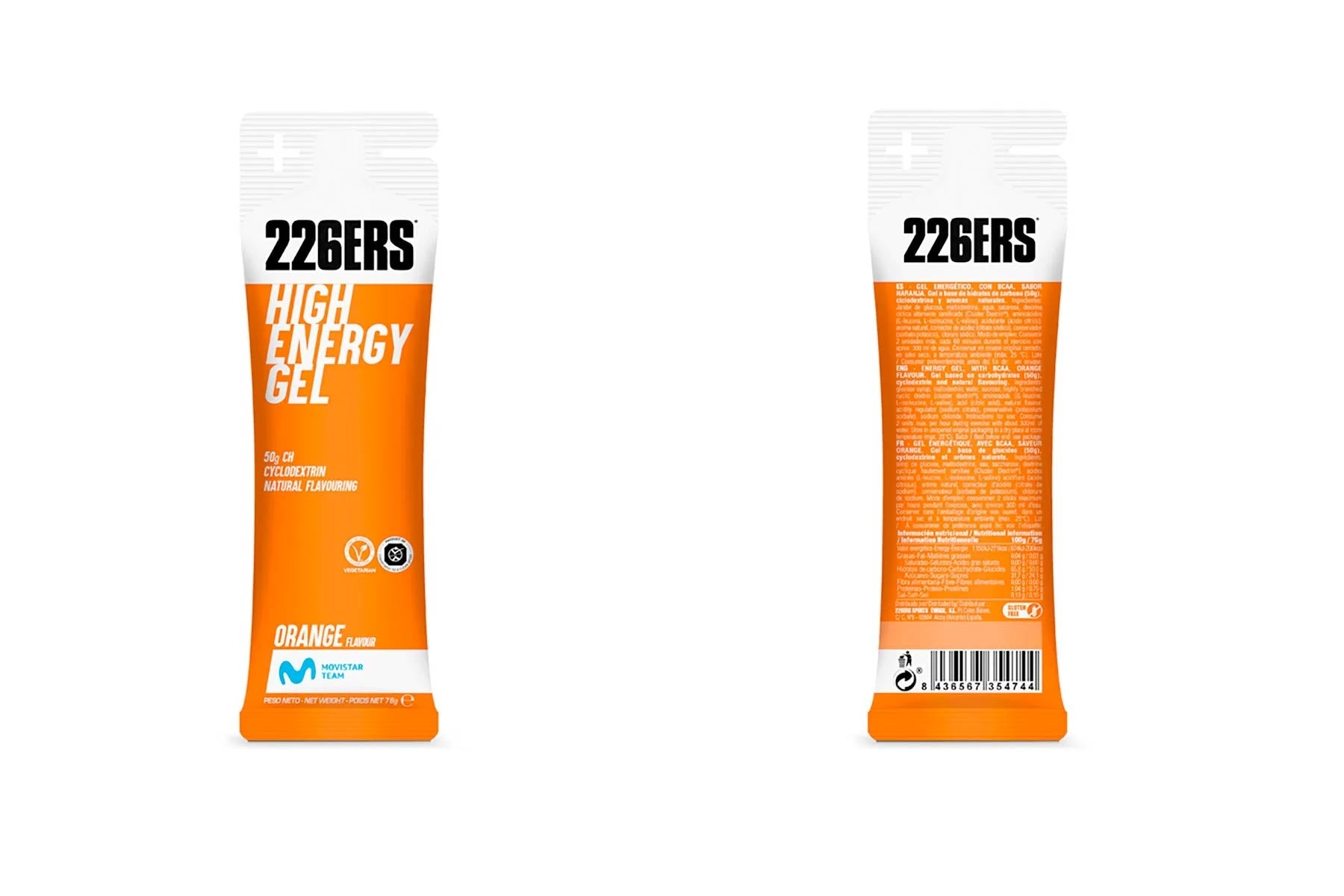 226ERS® HIGH ENERGY GEL (BCAA Naranja)