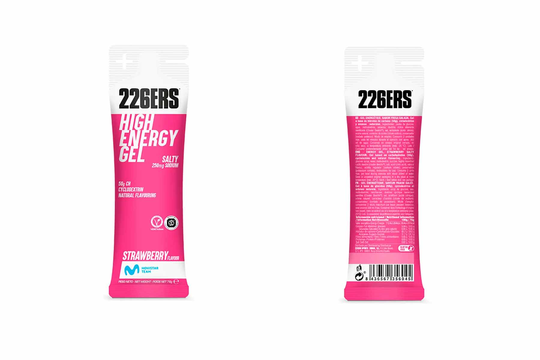 226ERS® HIGH ENERGY GEL (Fresa Salada)