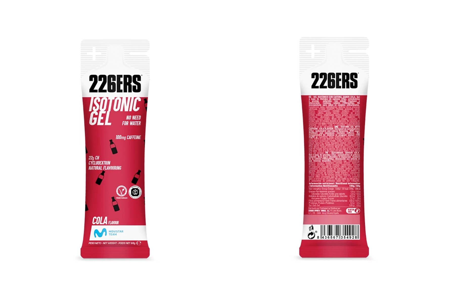 226ERS® ISOTONIC GEL (Cafeína Cola)